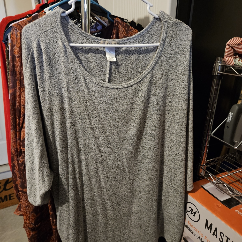 Gray Women's Top